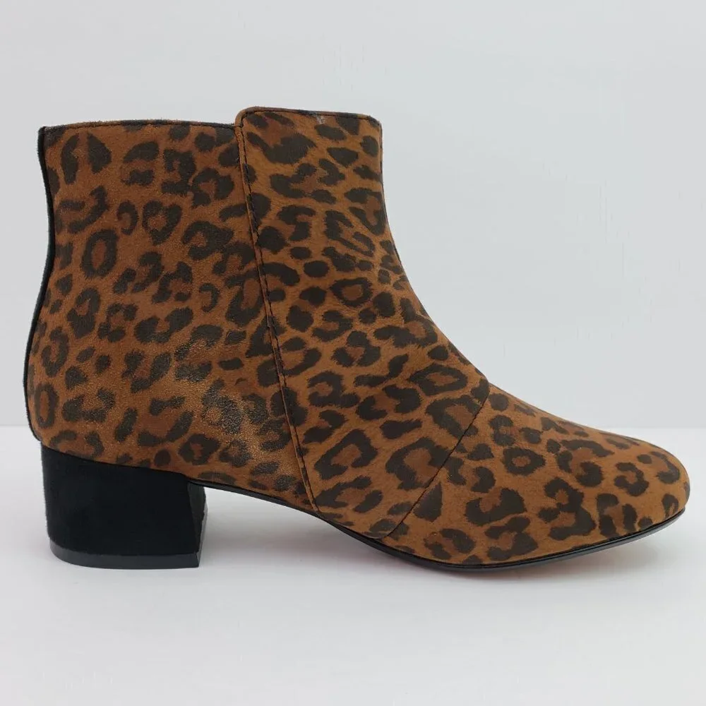 Collection By Clarks Marilyn Beth Leopard Booties